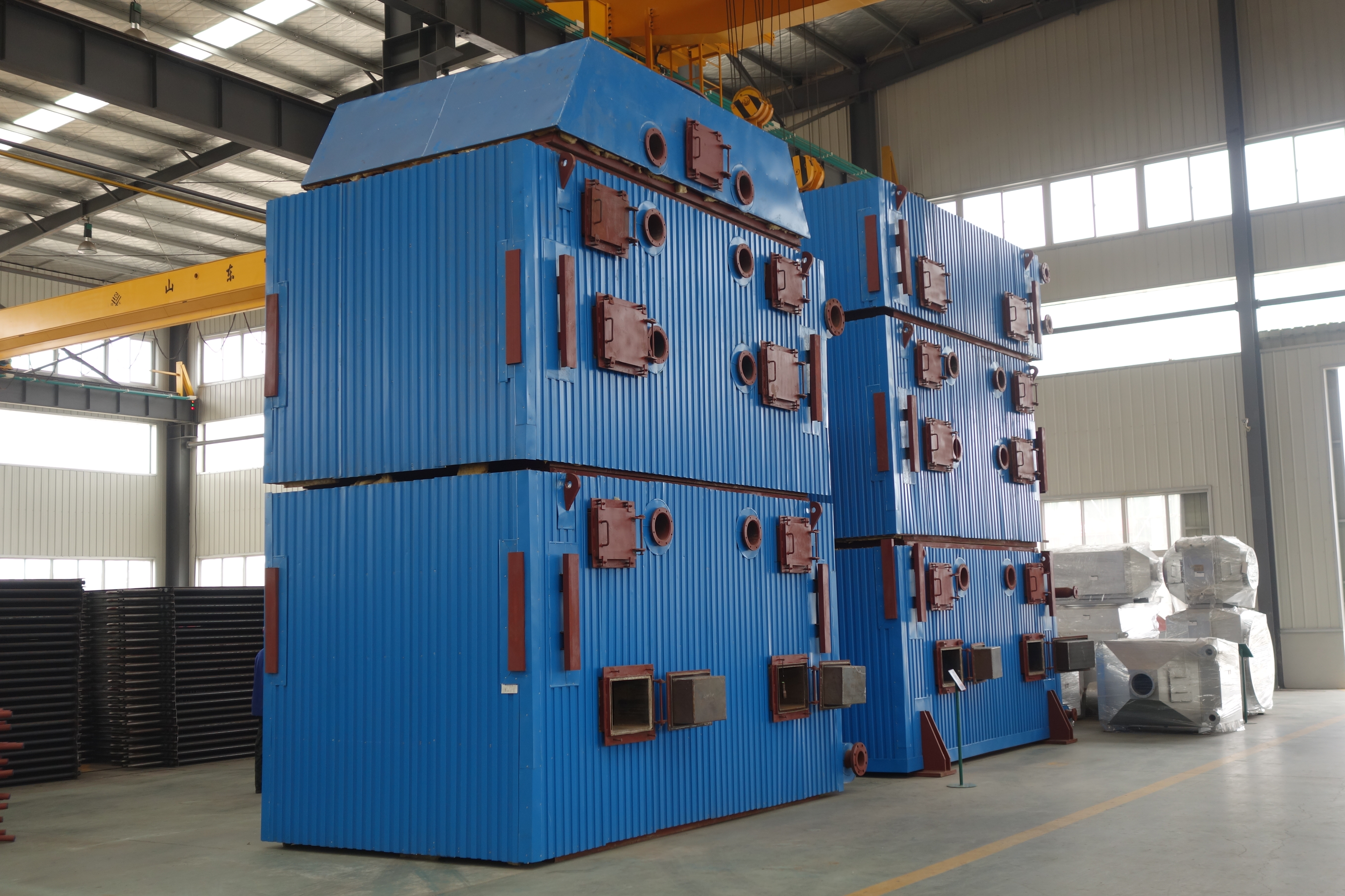 車間生產(chǎn)的礦熱爐余熱鍋爐