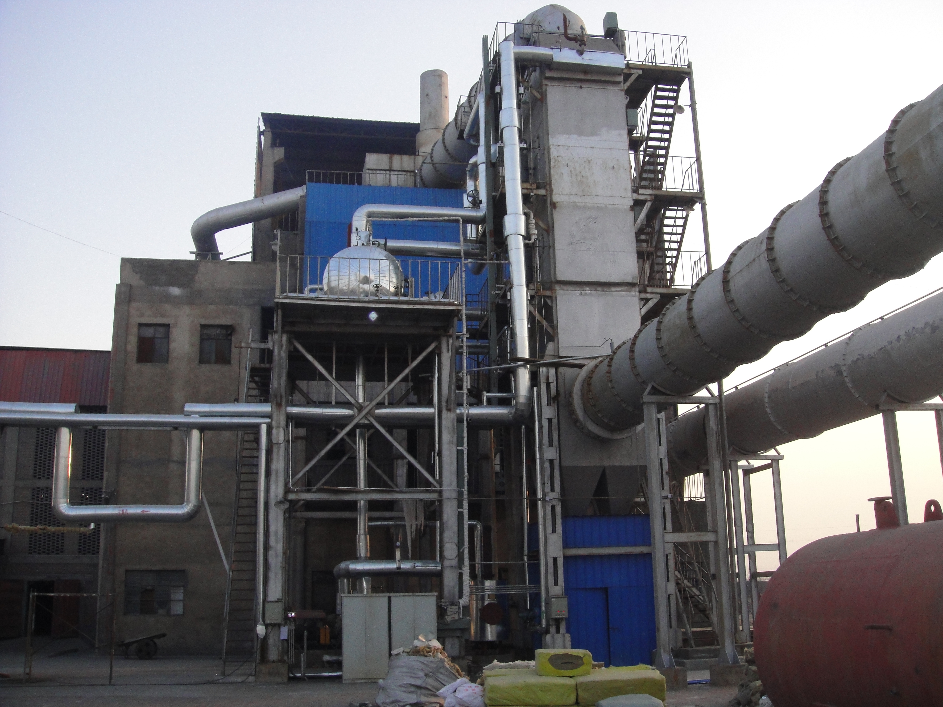 青島凱能鍋爐工程現(xiàn)場