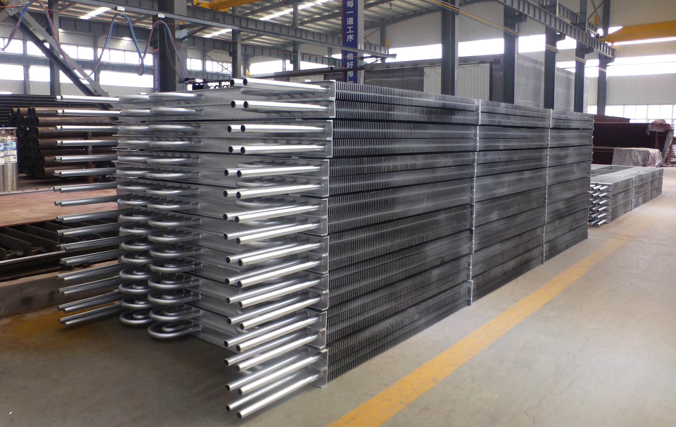 凱能省煤器生產(chǎn)車間