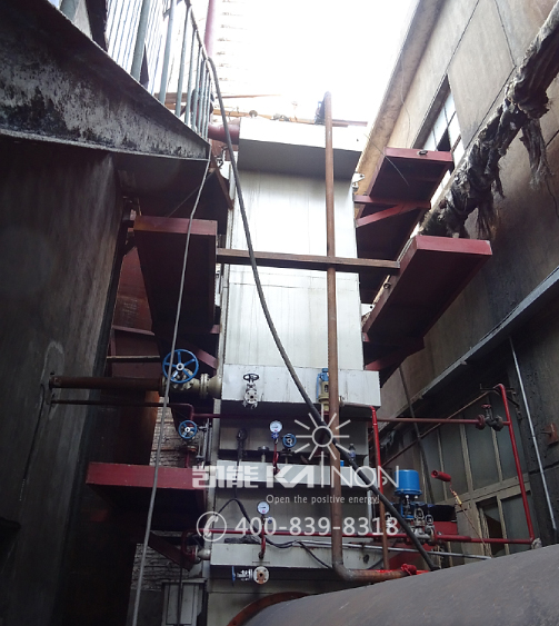 玻璃窯余熱鍋爐現(xiàn)場