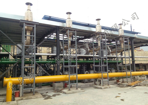 凱能發(fā)電機(jī)組余熱鍋爐現(xiàn)場