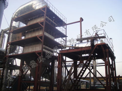 60萬噸焦化爐余熱鍋爐現(xiàn)場