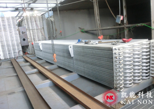 電廠低低溫省煤器安裝現(xiàn)場