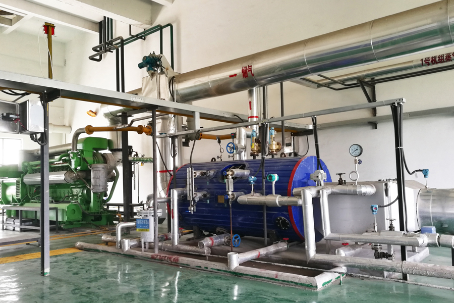 沼氣機(jī)組余熱回收系統(tǒng)項(xiàng)目現(xiàn)場