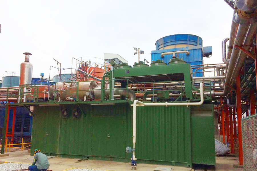 沼氣機組余熱熱水鍋爐項目