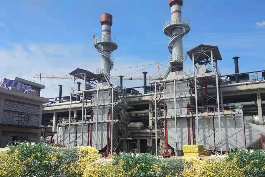 瓦斯發(fā)電機組煙氣SCR脫硝余熱利用系統(tǒng)現(xiàn)場