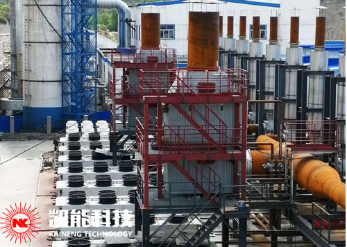凱能瓦斯發(fā)電機組余熱鍋爐項目現(xiàn)場