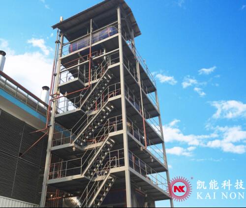 凱能余熱發(fā)電項目現(xiàn)場