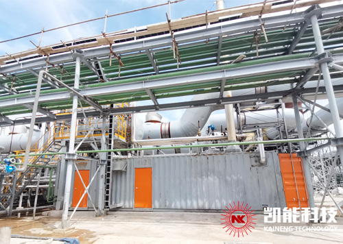 柬埔寨電站余熱回收系統(tǒng)項(xiàng)目現(xiàn)場(chǎng)