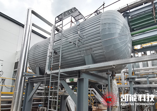 余熱鍋爐汽包安裝項(xiàng)目現(xiàn)場