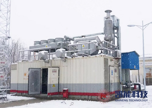 發(fā)電機組余熱鍋爐項目現(xiàn)場