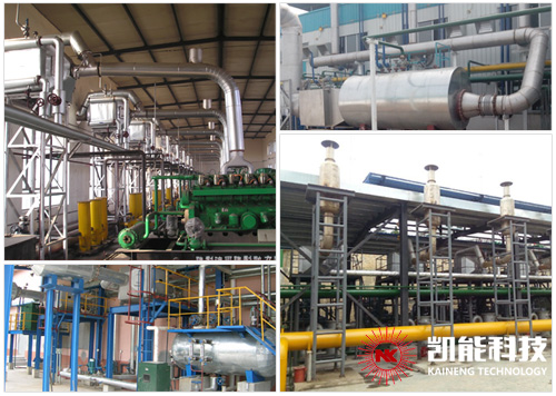 發(fā)電機(jī)組余熱鍋爐項(xiàng)目現(xiàn)場(chǎng)