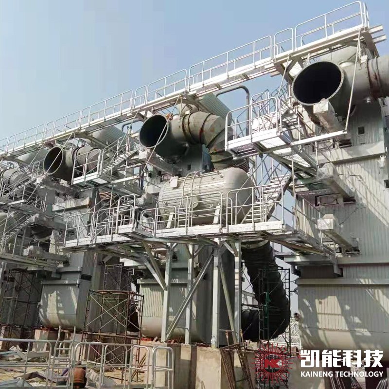 重油發(fā)電機(jī)組余熱鍋爐項(xiàng)目現(xiàn)場(chǎng)
